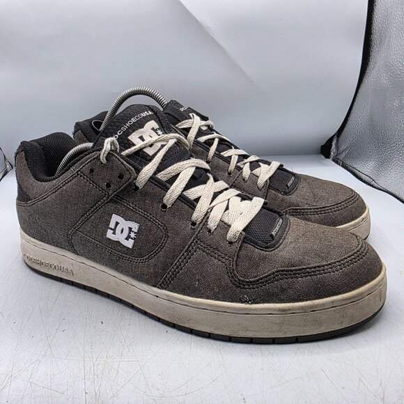 DC Shoes Manteca TX SE Mens Size 13 Gray Sneaker Shoes Skateboarding Casual